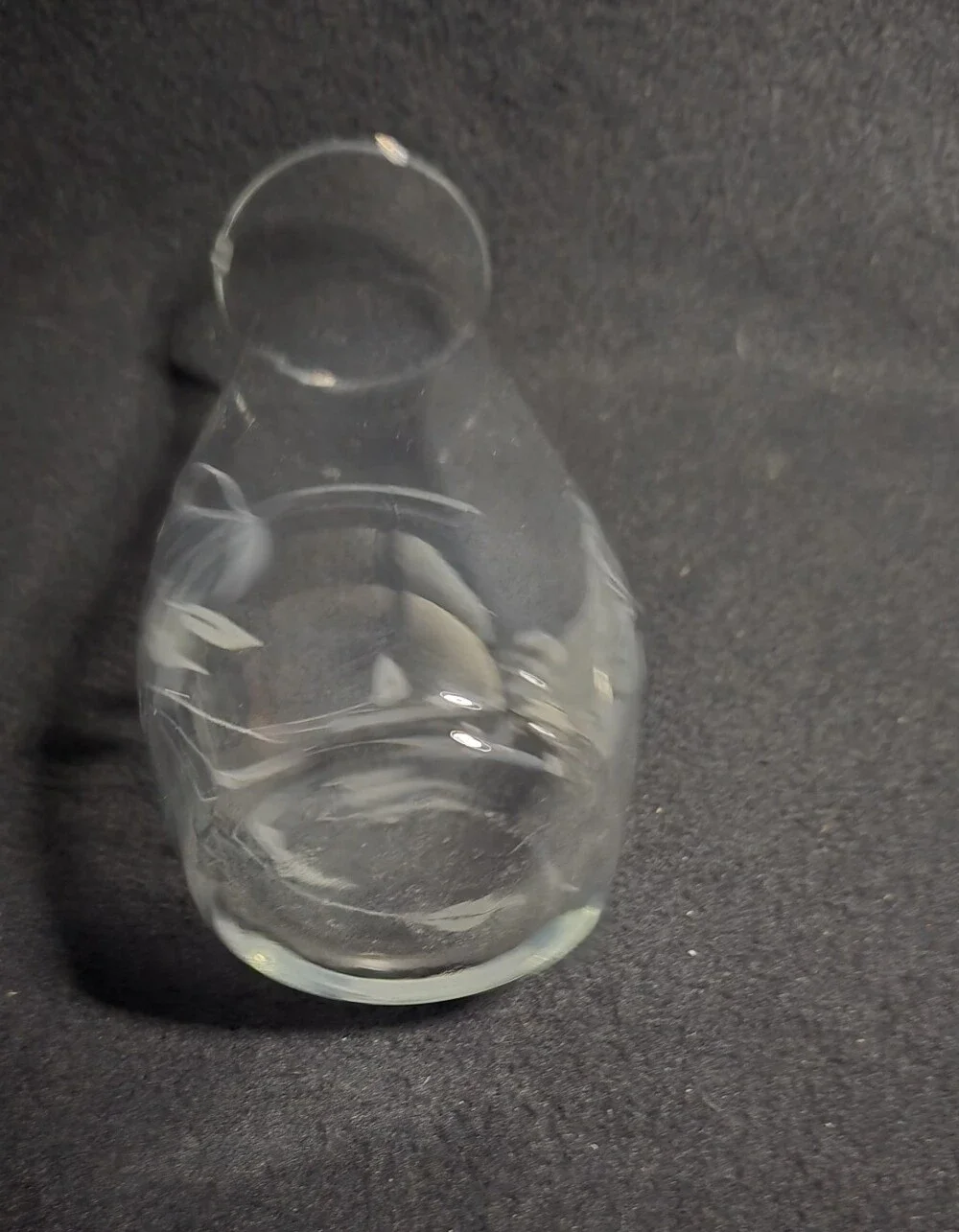 Cameo Crystal Hand Cut Vase